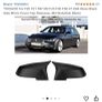 BMW M4 style wing mirror cover (Matte black) Image 5