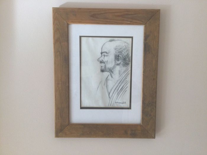 Art - Original Con Campbell , Pencil on Paper. ( Reduced )
