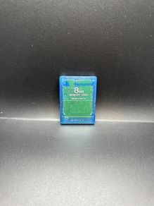 Ps2 Official Memory Card Clear Blue