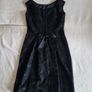 Black jaquard occasion coctail dress Image 6