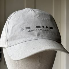 Original white Armani Exchange cap