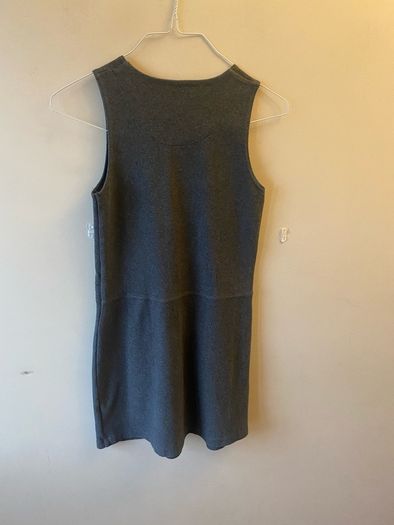 Dunnes grey pinafore (as new) age 11-12