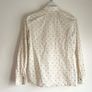 Sezane ecru cream and navy polkadot shirt Image 2