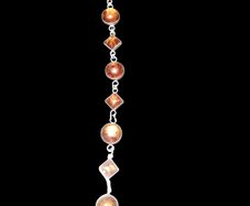 Vintage Baltic Amber sterling silver bracelet