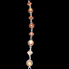 Vintage Baltic Amber sterling silver bracelet