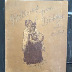 Antique Book Pictures from Dickens With Readings