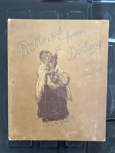 Antique Book Pictures from Dickens With Readings