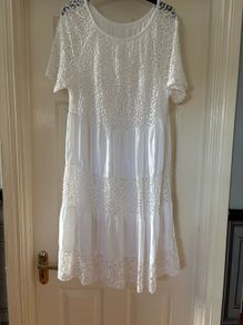 white summer dress