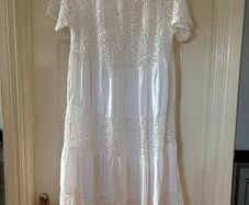 white summer dress