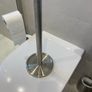 Stainless steel toilet roll holder Image 2