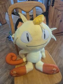 Large Meowth Pokemon Plush