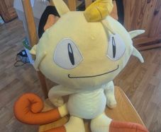 Large Meowth Pokemon Plush