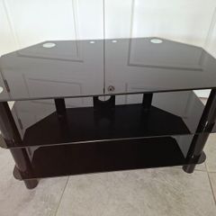 Glass TV table