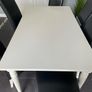 IKEA Rosenthorp Extendable white table Image 2