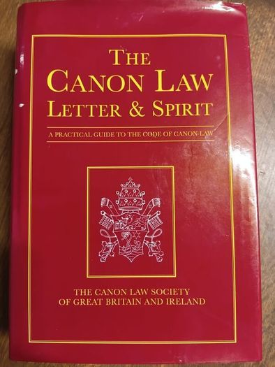 Rare Find. Canon Law: Letter and Spirit