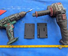 2 Wall Mounting Brackets for Parkside Tools