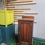 The Triple 9 Box - Upcycled Blue Police Box Cabinet Image 4