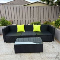 Rattan Garden Furniture with Coffee Table