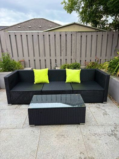 Rattan Garden Furniture with Coffee Table