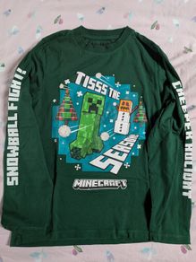 Minecraft Christmas top size 11-12