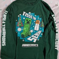 Minecraft Christmas top size 11-12