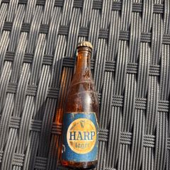 Vintage miniature bottle Harp
