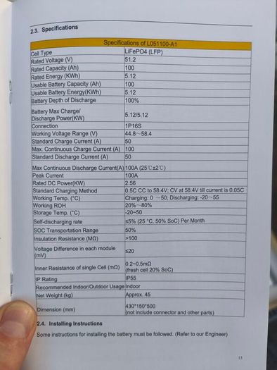 Kepworth 5Kwh Solar battery
