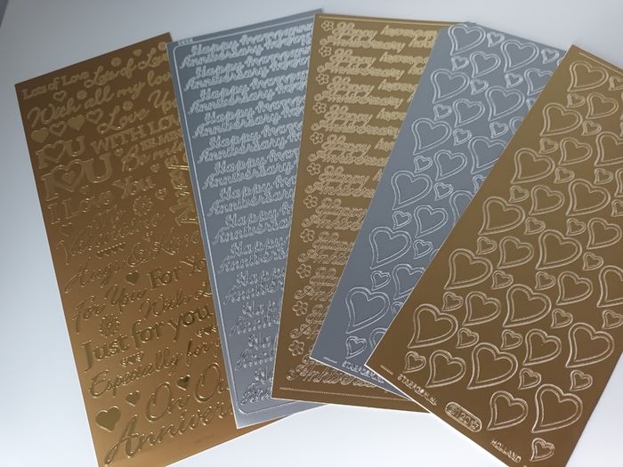 Craft Stickers - Anniversary & Love