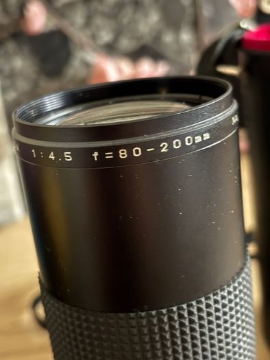 AISTAR 80-200mm f/4.5 Vintage Manual Focus Zoom Lens + Caps & Hard Case