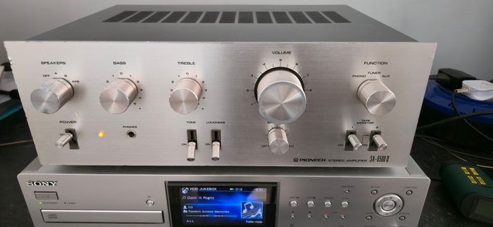 Vintage Power Amplifier Pioneer Sa 6500 Ii