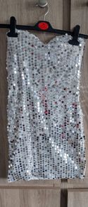 Sequin mini dress fits size X's s never worn