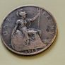 1919 George V UK Penny Image 2