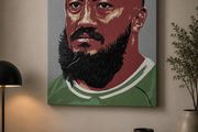 Bundee Aki IRFU Ireland rugby World Cup original portrait painting Connacht