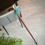 Unique Handmade Walking Stick, Winged Angel Handle, Never Used Image 5