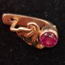 14 ct gold ruby earrings Image 7