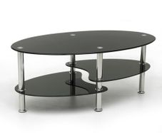 Black Glass Coffee Table Free Nationwide Delivery