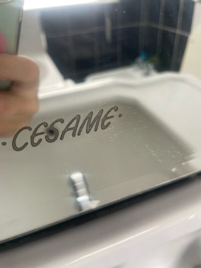 Vintage Cesame Mirror
