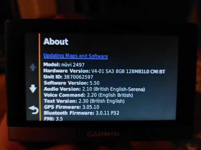Garmin Nuvi 2497 with Lifetime Maps Inc Postage
