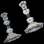 Vintage Pair Galway Crystal Candlesticks Image 7