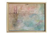 Original Irish art Poolbeg Chimneys Framed