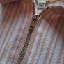 River Island Soft Striped Zip Fine Knit Polo Shirt Image 4