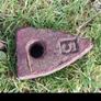 Old  Iron bases / Door Stoppers x 3 Image 3
