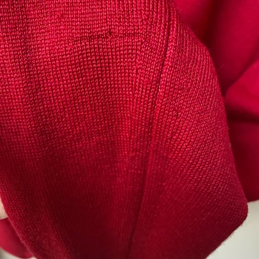 Vintage 80s John Rocha Chinatown Oversized Red Wool Turtleneck Sweater Jumper S/M