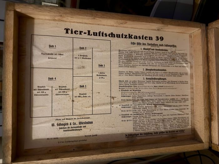 Ww2 Tier Luftschutzkasten 39