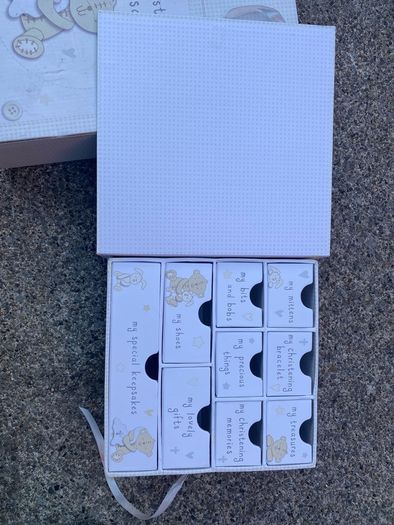 Christening Keepsake Box. (Please Read)