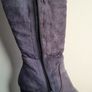 Grey Over The Knee Boots Image 6