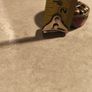 Metal Bean sheaped small trinket box with lid Image 5