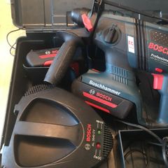 Bosch 36v sds drill with sds drill bits
