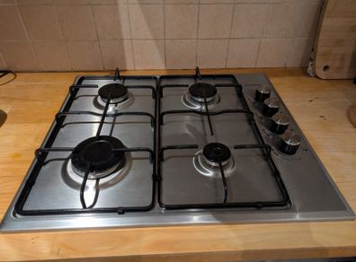 gas stove top