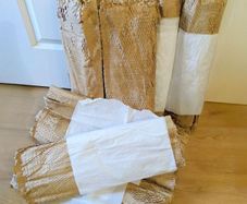 Honeycomb packing paper